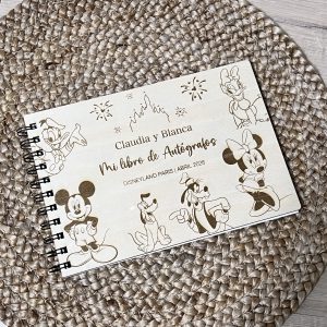 Libro de autógrafos personalizado para Disney